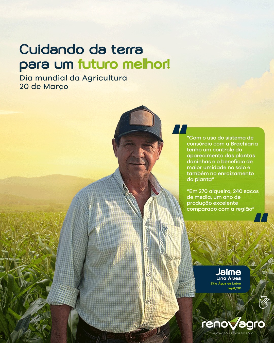 Renovagro - 🌱 Do solo ao futuro: cada cultivo é um passo... | Facebook