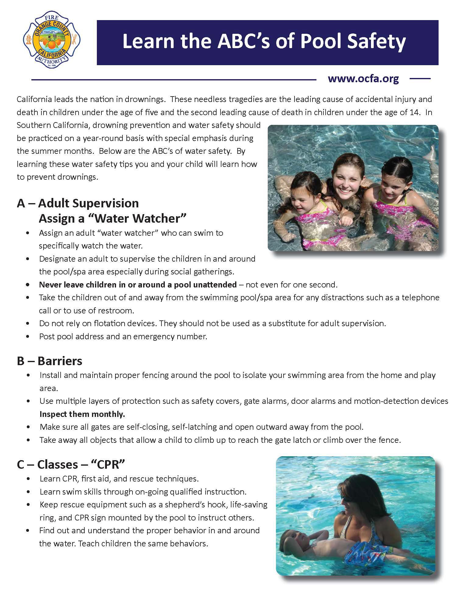 Orange County Fire Authority - It happened again! The 6th drowning this