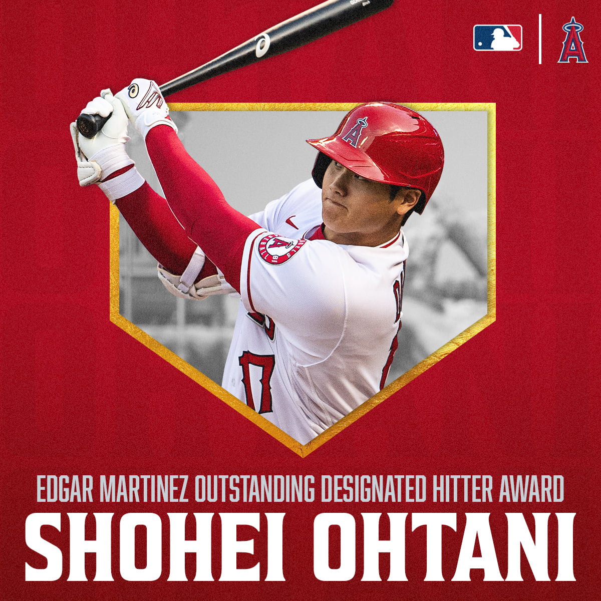 Shohei Ohtani wins his fourth consecutive Edgar Martínez