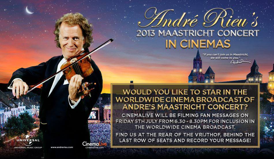 André - Will you be in Maastricht to see André's summer concerts ...