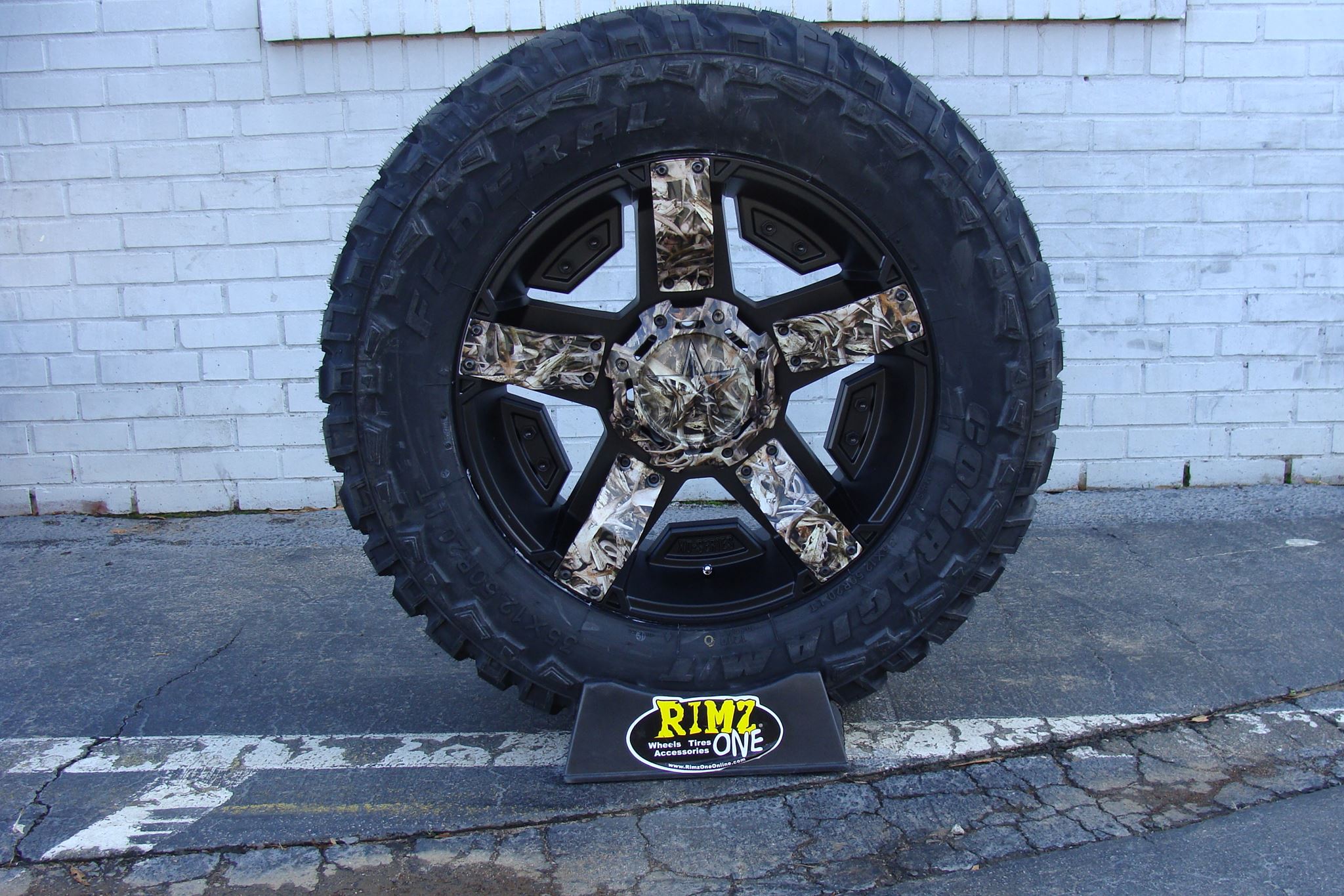 Orange Camo Rockstar Rims