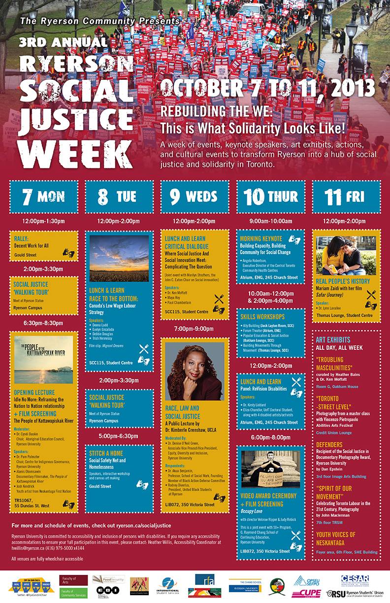 Save the dates -... - Ryerson University Sociology Department