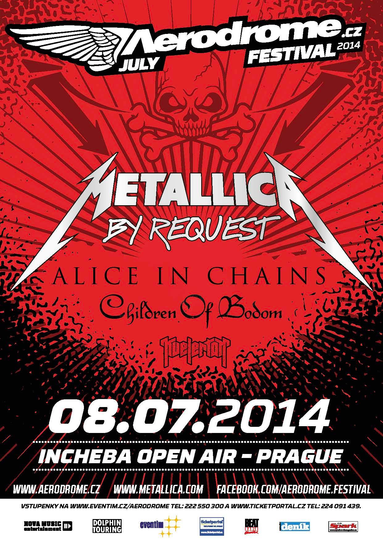 CHILDREN OF BODOM TO SUPPORT METALLICA IN JULY Aerodrome Festival 