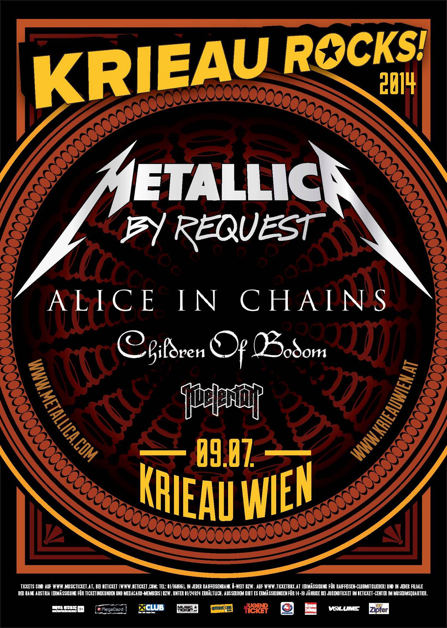 CHILDREN OF BODOM TO SUPPORT METALLICA IN JULY Aerodrome Festival 