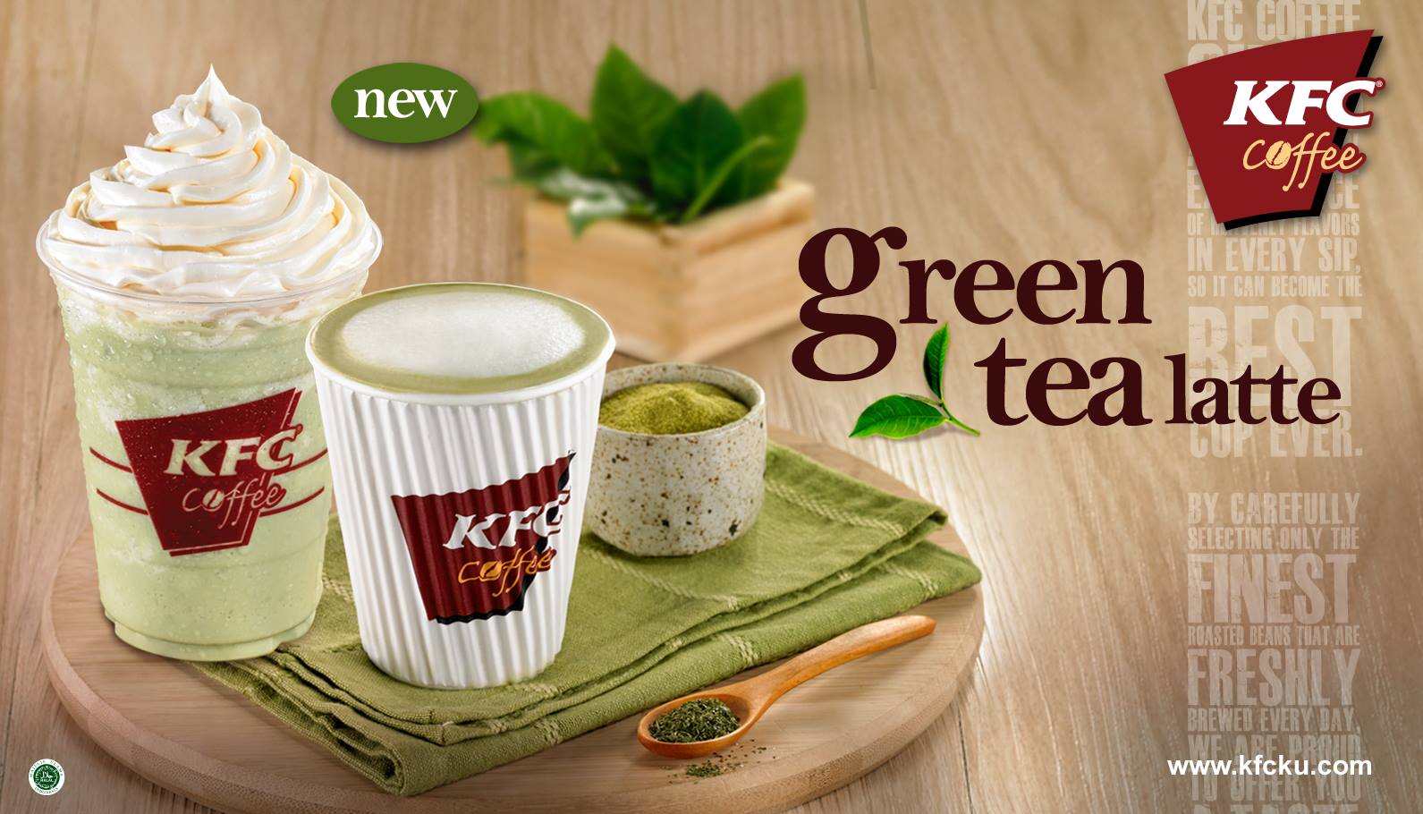 KFC - Setelah seharian penat beraktivitas.. Yuk, nikmatin KFC Green Tea ...