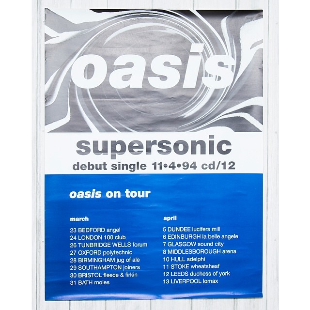 Oasis - Throwback. Oasis Supersonic Tour, April 1994.