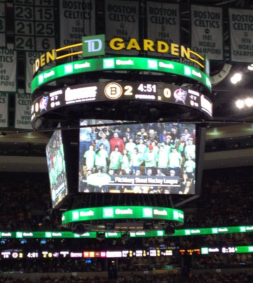 Fitchburg Street Hockey League - FSHL on the Jumbo Tron at The Gahden ...