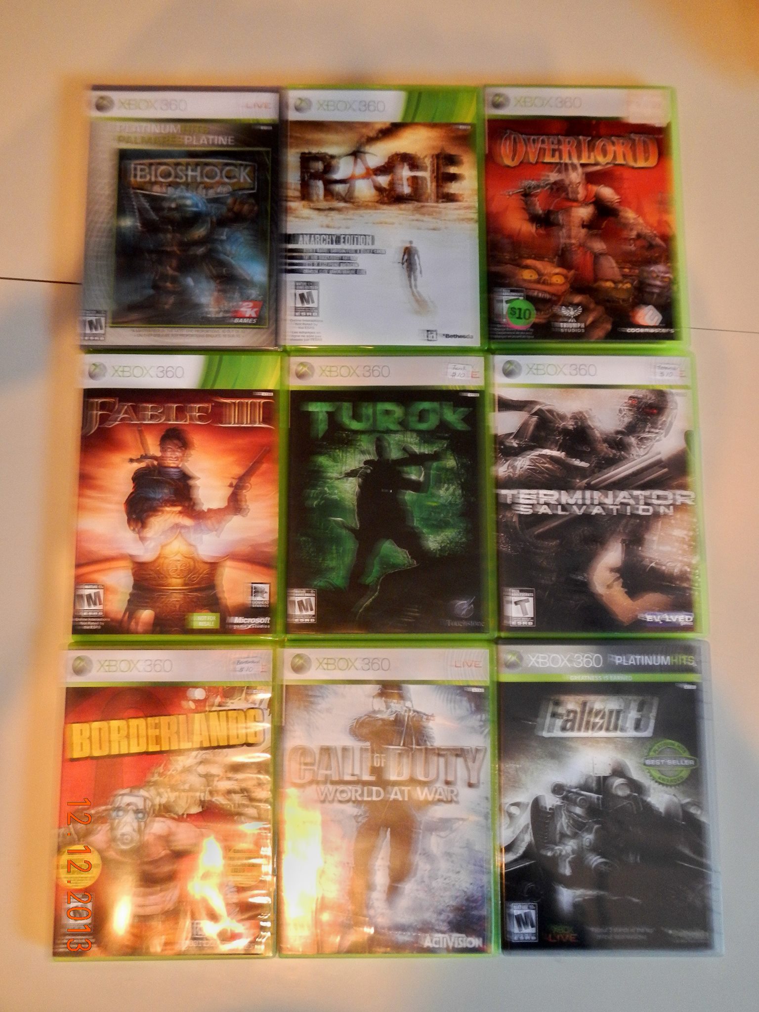 LATEST GAMELIST!!! 1 TERA HDD FOR XBOX 360 JTAG ( 500GB HDD X2
