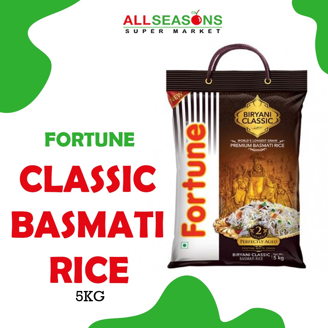 Fortune Classic Basmati Rice is... - All Seasons Fruit Market | Facebook