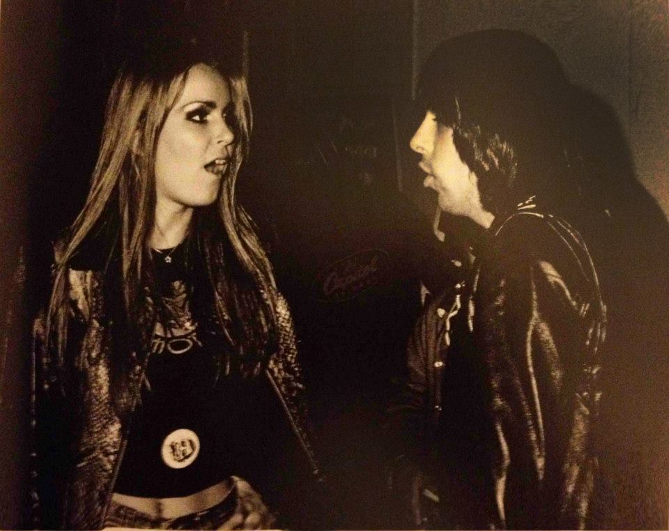 Lita - 1978.. with Johnny Ramone / The Ramones
