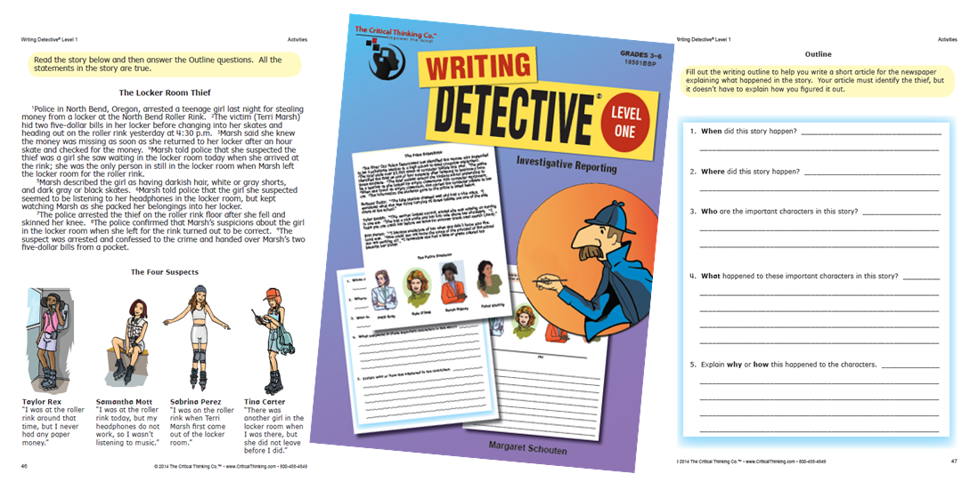 The Critical Thinking Co. - Writing Detective (Grades 3-6) http://buff ...