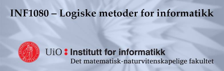 INF1080 - Logiske metoder for informatikk | Facebook