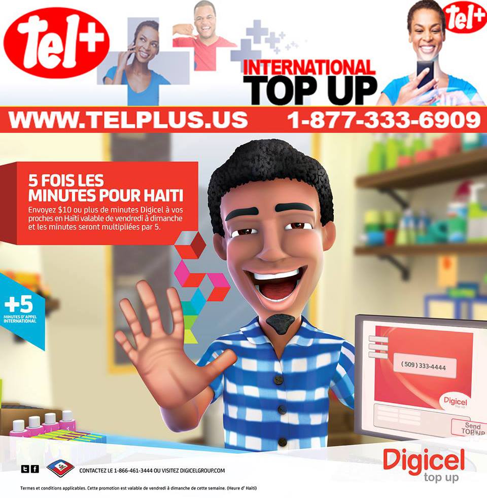 telplus - Mete Minit sou telefon fanmi ou an Ayiti, Yap resevwa 5 fwa ...