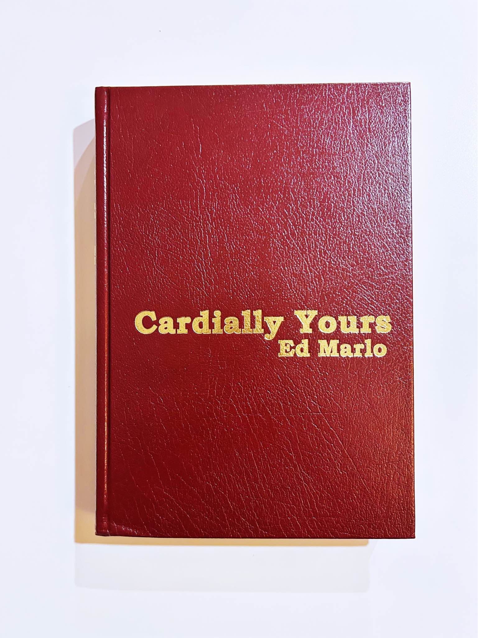 DELUX LIMITED EDITION Edward Marlo “Cardially Yours” Collectible 