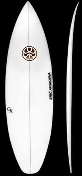 HIC - Shaper: Eric Arakawa Type: Shortboard Mode: GX Optimum Wave
