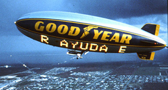 Goodyear Blimp - DID YOU KNOW: Stars & Stripes used its electronic sign ...