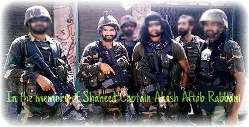 Pakistan Defence - Capt Akash Rabbani Shaheed in the field. Pakistan ...