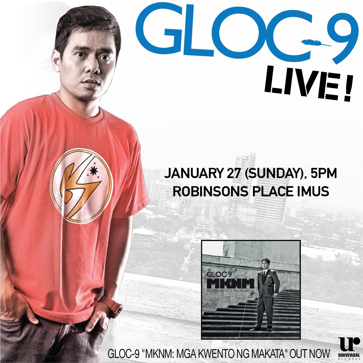 gloc-9 - january 27 ROBINSONS IMUS para sa MKNM mall show... | Facebook
