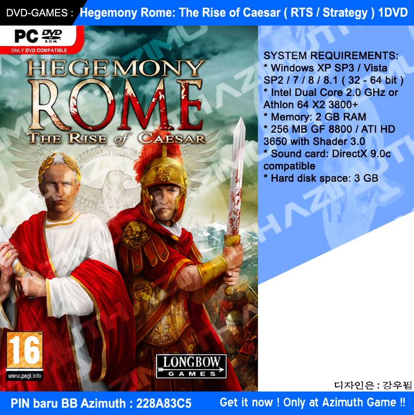 Azimuth - • 19 MEI 2014 - HEGEMONY ROME: THE RISE OF CAESAR ( RTS ...