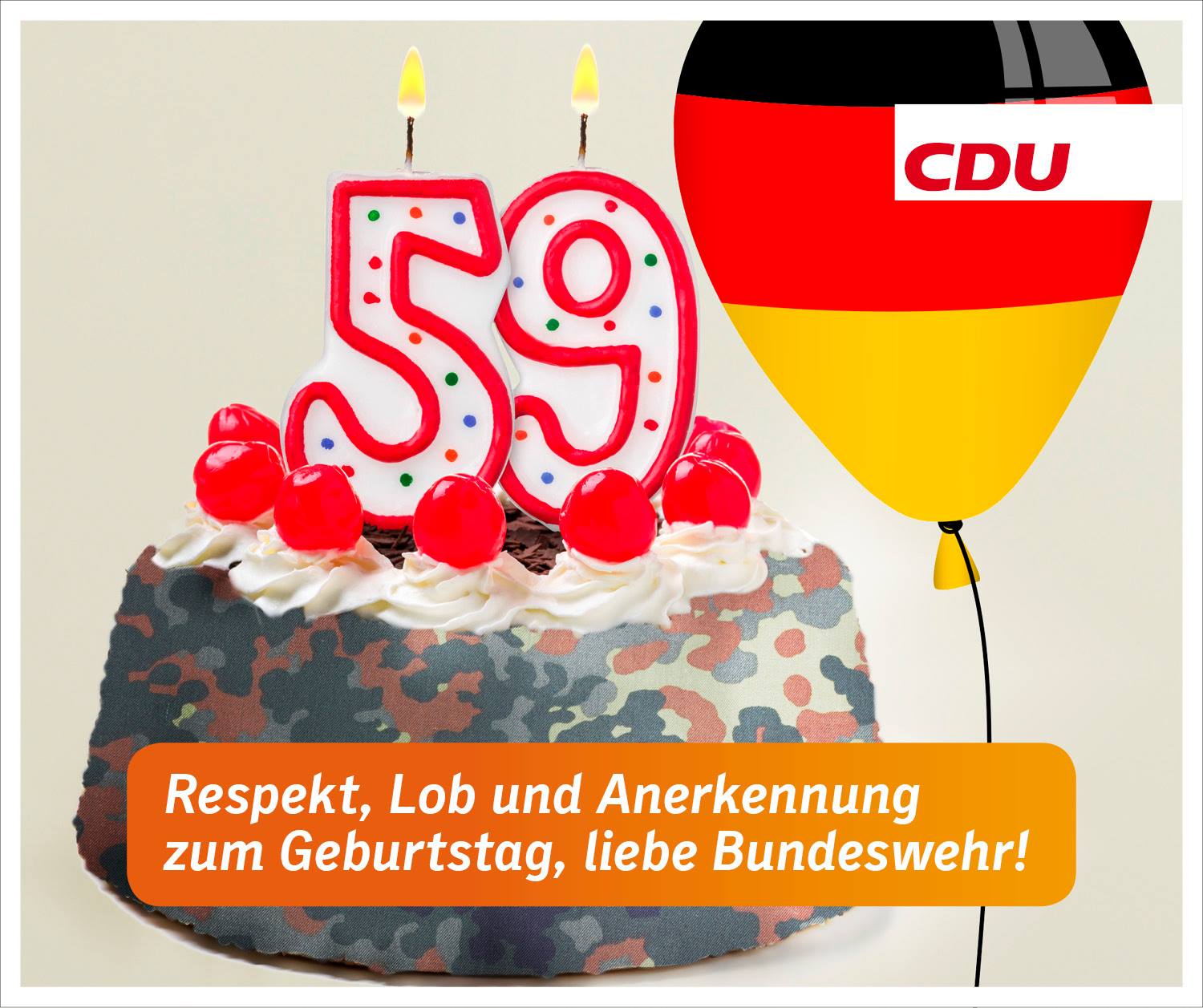 Cdu Heute Vor 59 Jahren Wurde Die Bundeswehr Gegrundet