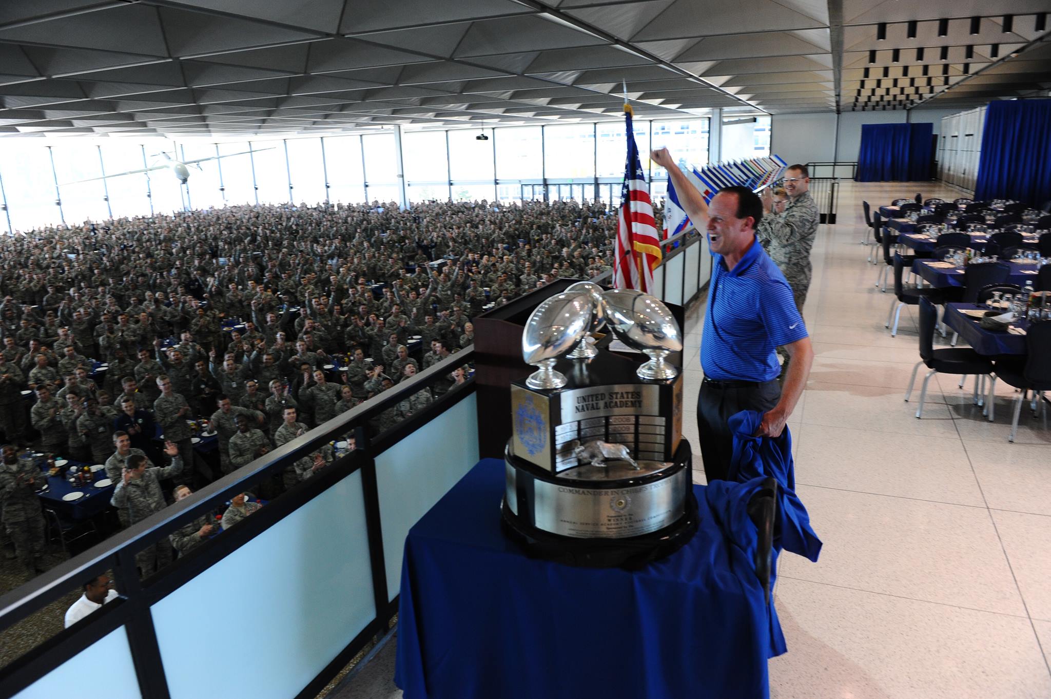 The Commander in Chief's trophy... - U.S. Air Force Academy