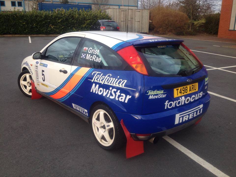 Replica Ford Focus RS WRC made by a crazy McRae fan Barry Jeynes!