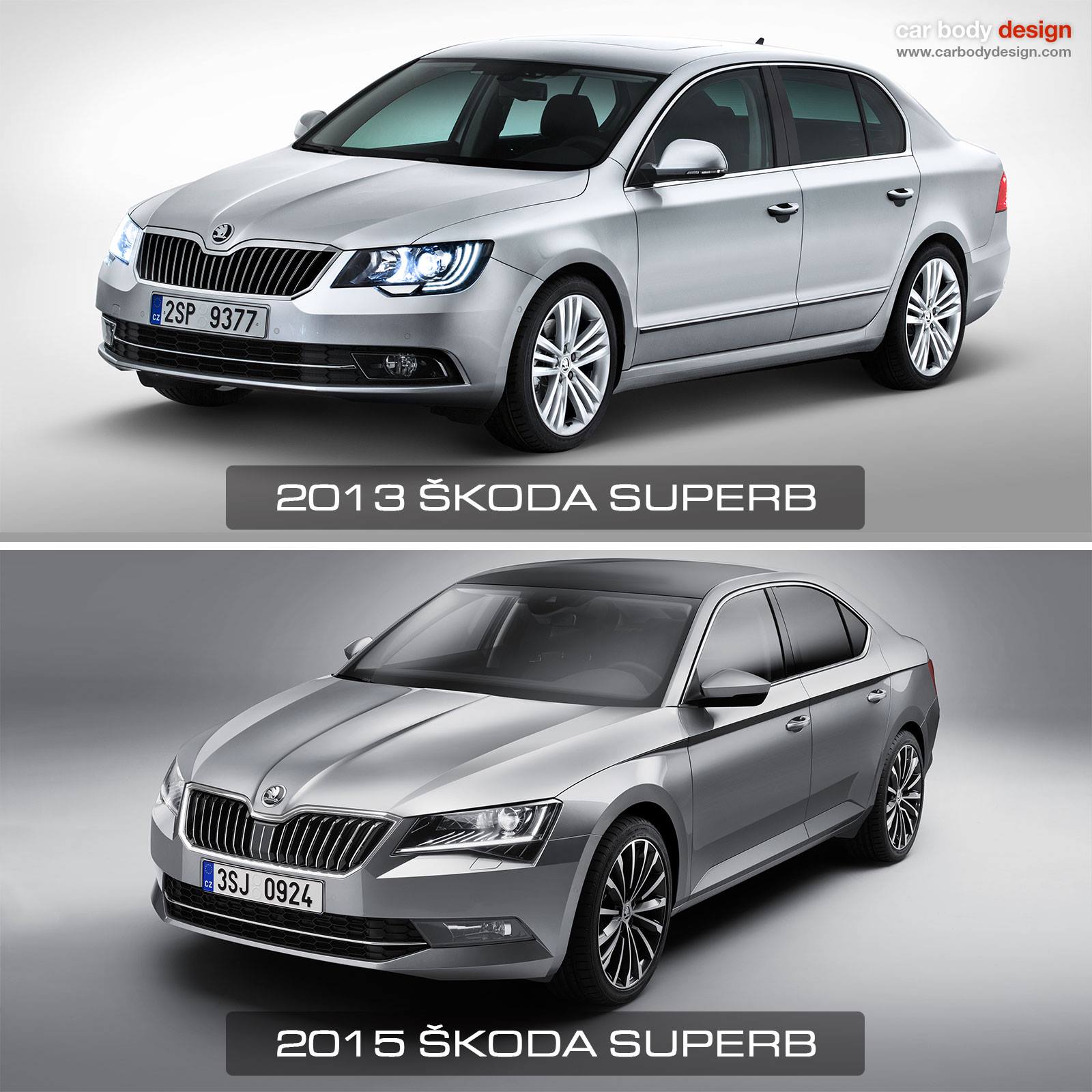 Car Body Design - Škoda Superb Design Comparison: the 2013... | Facebook