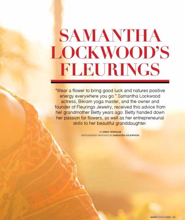 Fleurings - See this interview on Page 55 in the new issue of Swoop ...