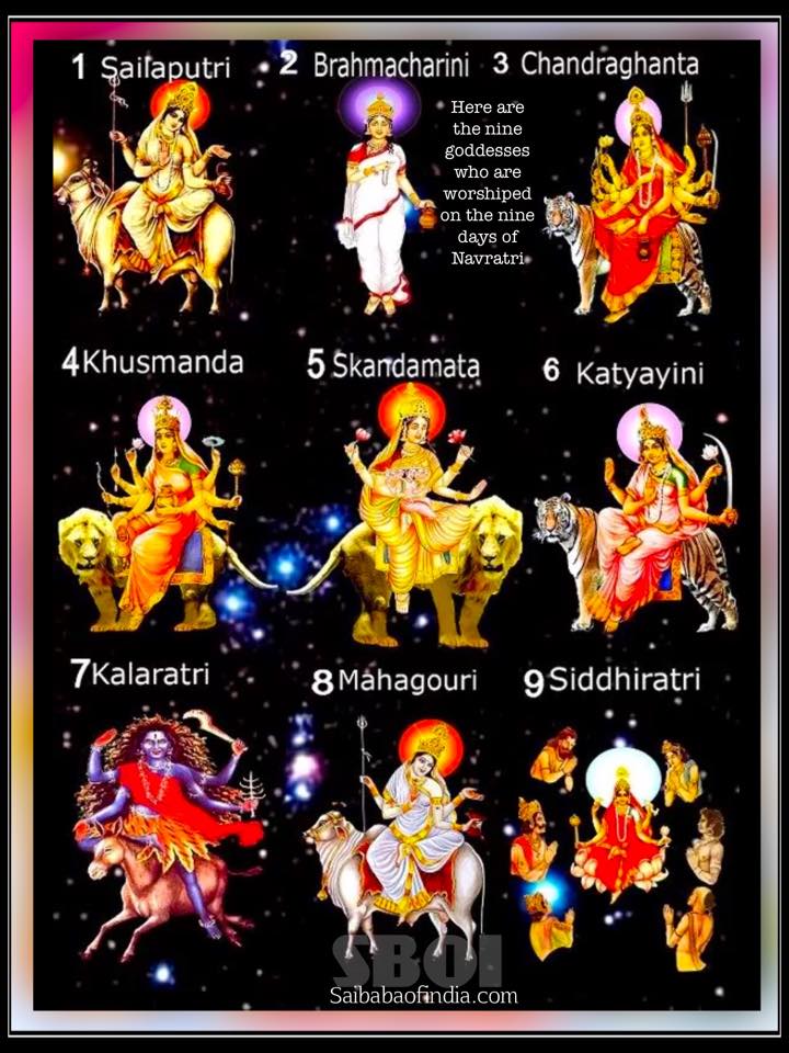 Sri Sathya Sai Baba - Here are the nine goddesses who are worshiped on ...