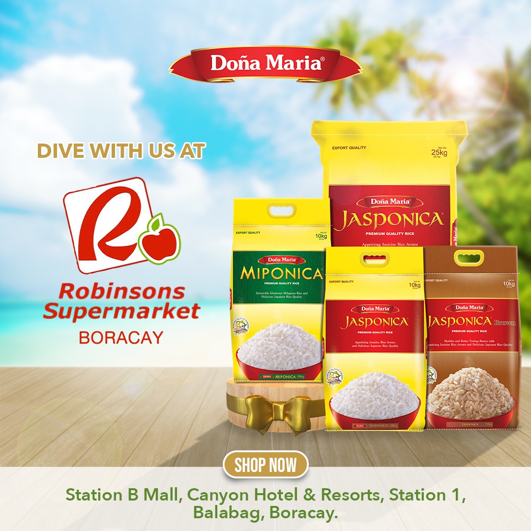 Doña Maria Premium Quality Rice - Family getaway to Bora? Ease your ...
