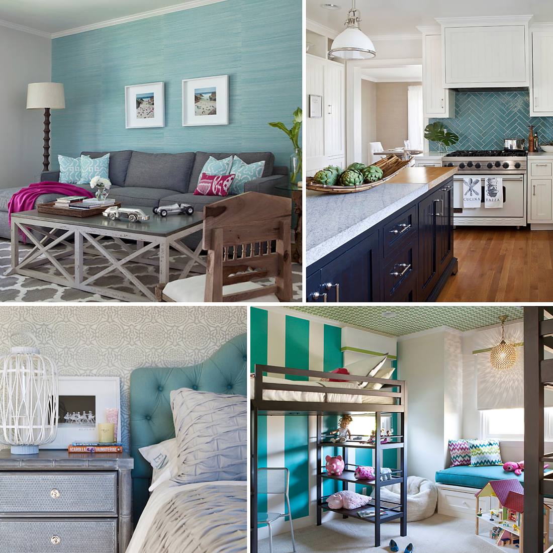 House of Turquoise - I'm in love with the pretty color palette and fun ...