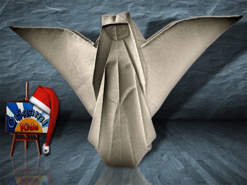 Origami Nativity Angel by Max Hulme... - Christmas Origami | Facebook