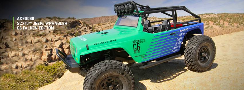 Axial - The Axial SCX10™ Jeep® Wrangler G6™ Falken Edition