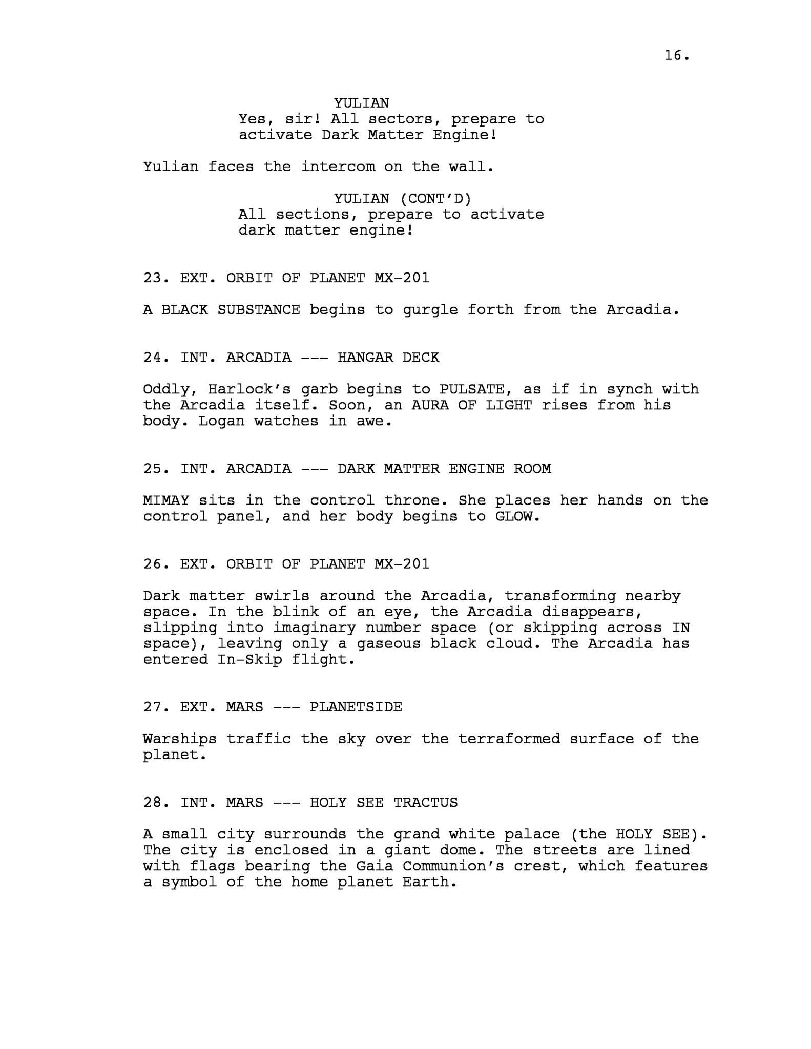Leiji News - Script original du film 3D d'Albator le Corsaire de l ...