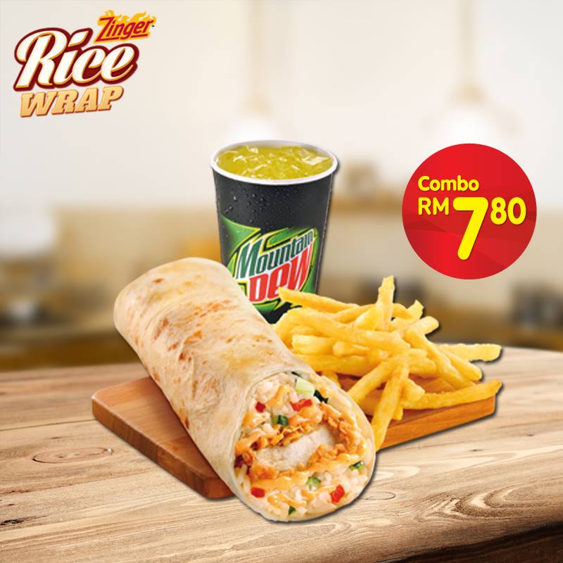 KFC - What's the best wholesome anytime lunch? It is the Zinger Rice ...