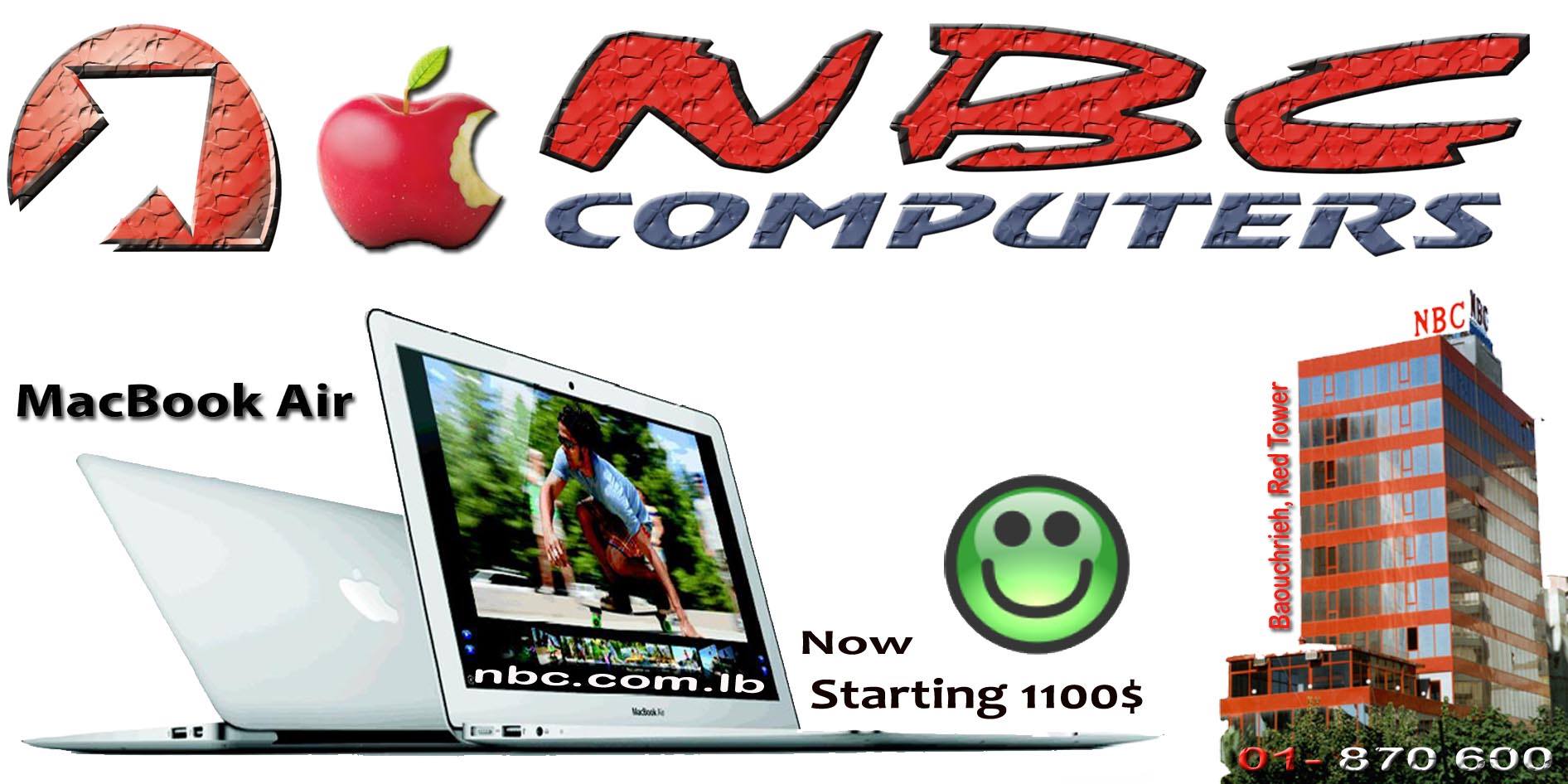 NBC - MacBook Air, starts at 1100$ from NBC | Facebook