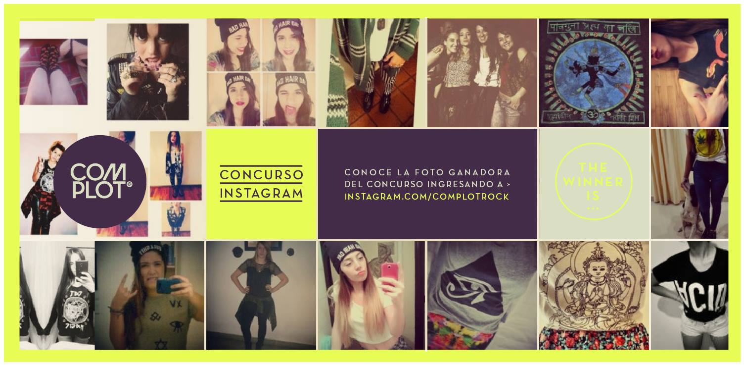 COMPLOT - CONCURSO INSTAGRAM !!! CONOCE LA FOTO GANADORA .... INSTAGRAM ...