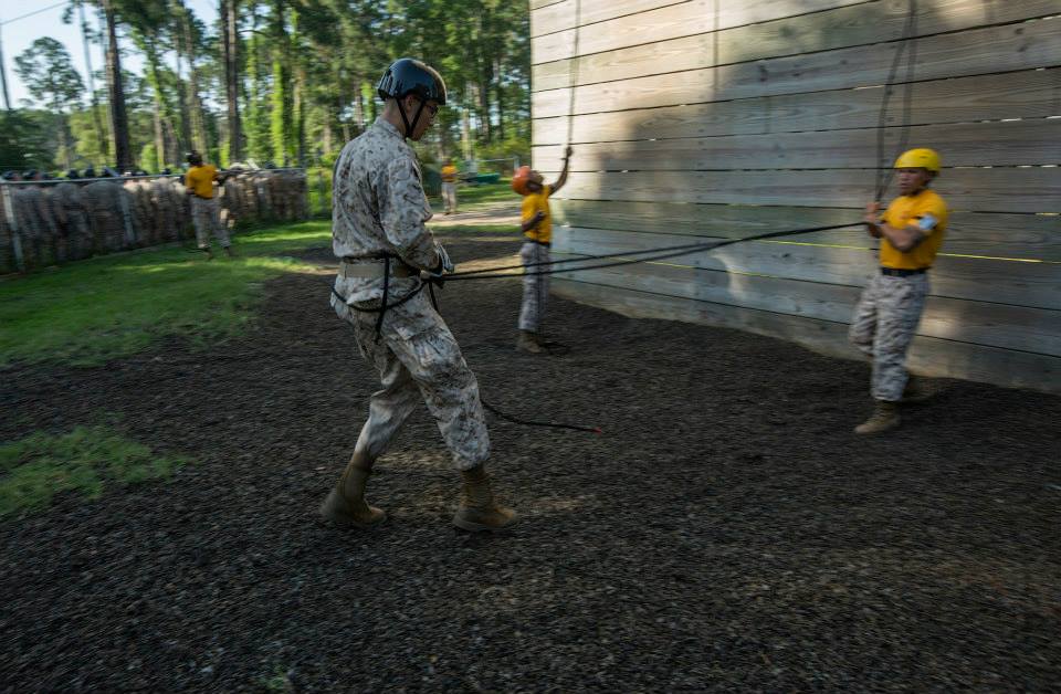 Marine Corps Recruit Depot Parris Island, S.C. - A drill instructor ...