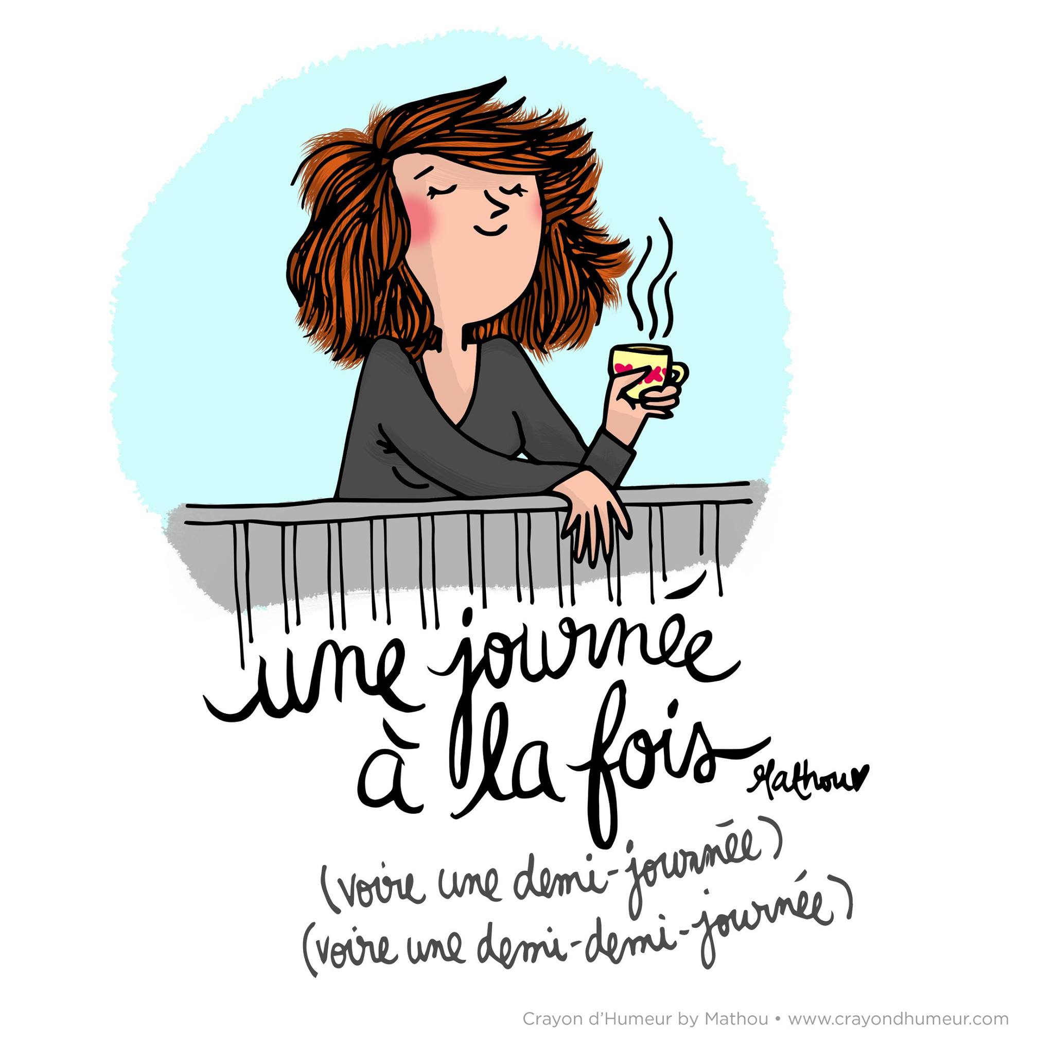 Mathou - { DAY BY DAY } C'est exactement le dessin que je devrais ...