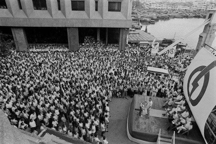 Rally-goers of yesteryear. Remember... - The Straits Times