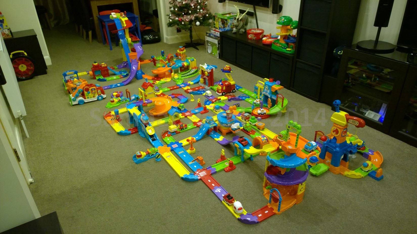 VTech Toys 台灣代理 - 好強大！多到都看不出來到底有多少組軌道在裡面了 🤩 VTECH... | Facebook