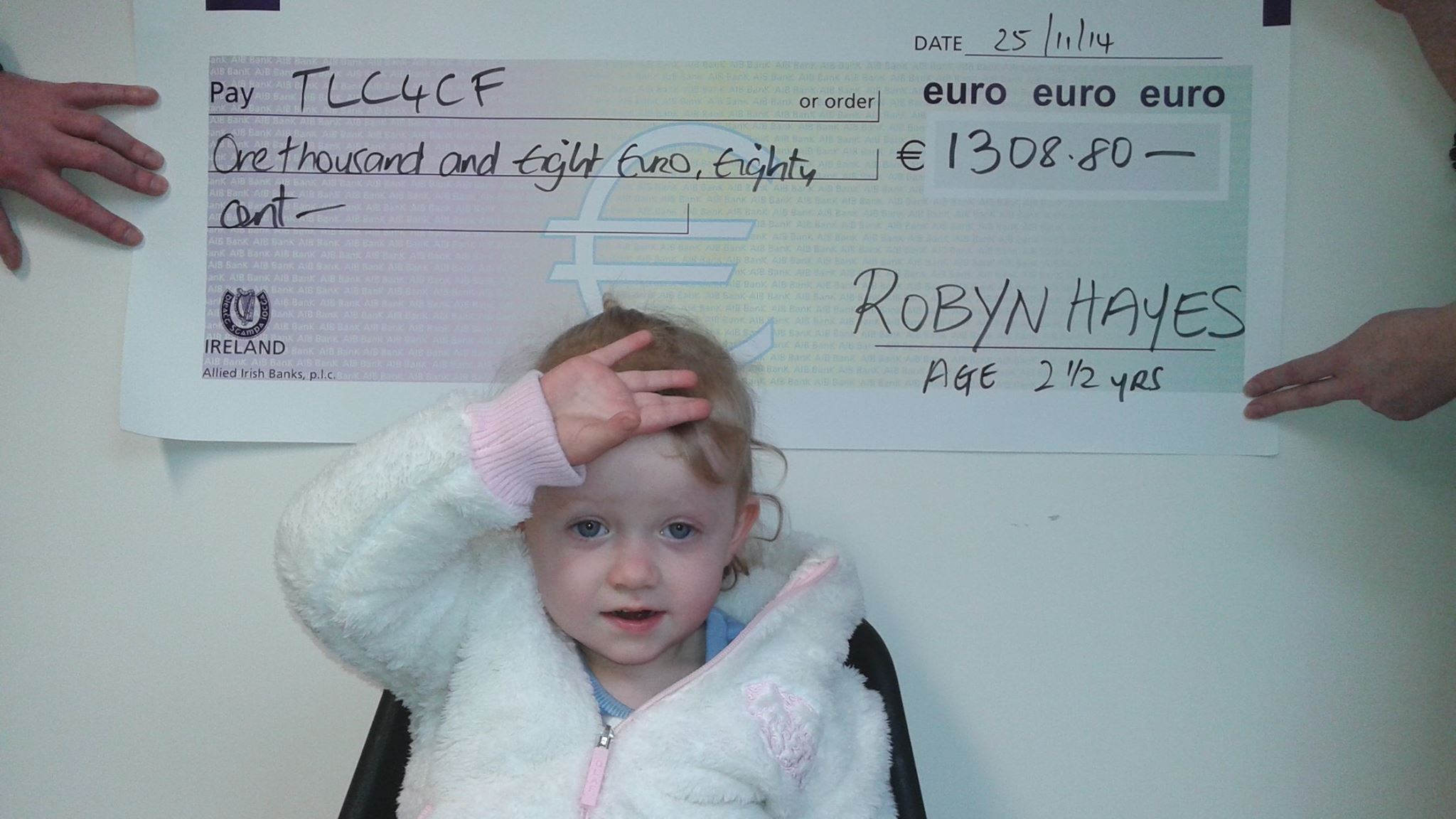 TLC4CF - Robyn Hayes (age 2+) and her parents presented...