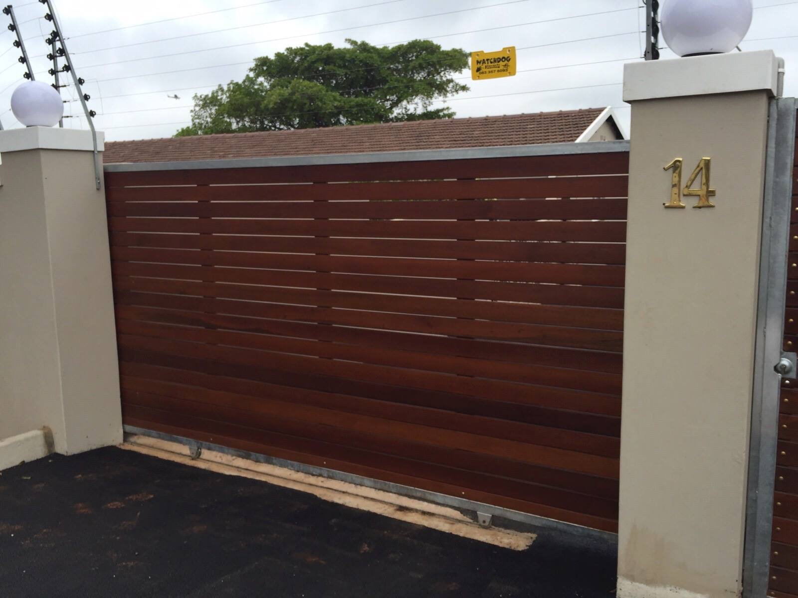 A recent installation of our Wooden... - Master Gates & Doors | Facebook