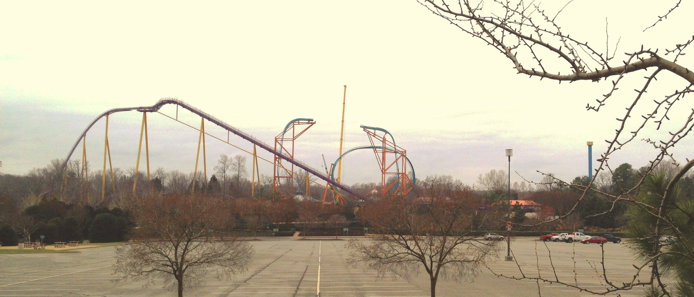 What is this @ Busch Gardens? ... Looks Like a New Roller Coaster ...