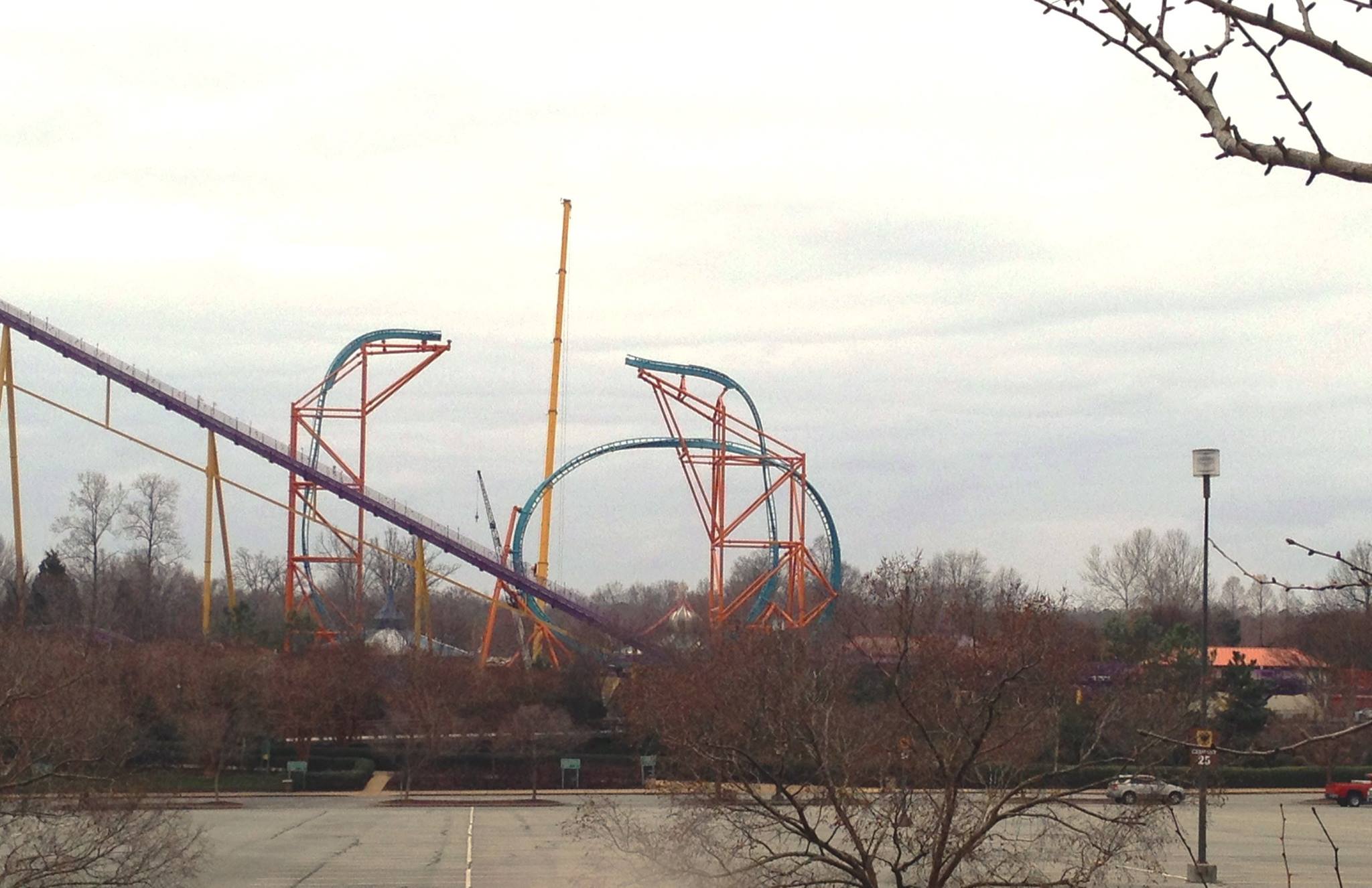What is this @ Busch Gardens? ... Looks Like a New Roller Coaster ...