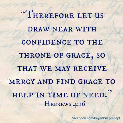 Precept - Therefore let us draw near with confidence to the throne of ...