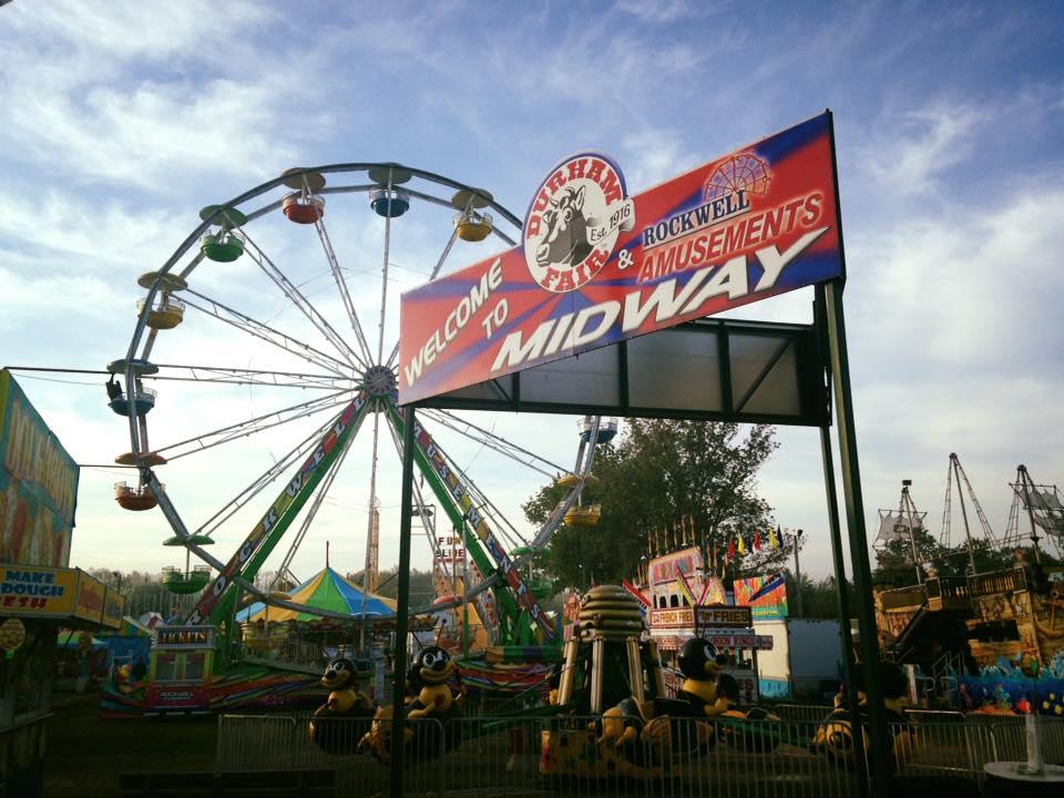 Durham Fair - It's the first full day of the fair, and the Midway is ...