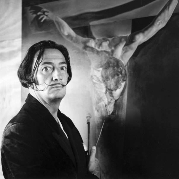 Salvador - Salvador Dali standing along side his then recently ...