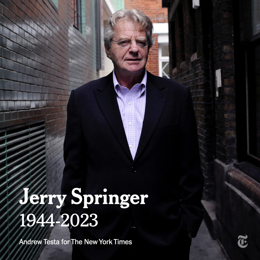 Breaking News: Jerry Springer, the... - The New York Times | Facebook