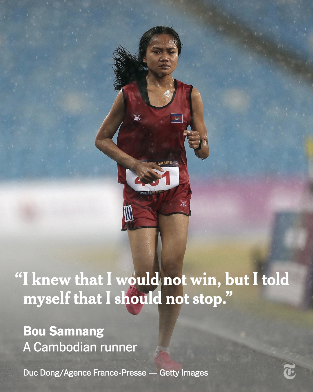 The New York Times - Bou Samnang, a Cambodian runner, had low blood ...